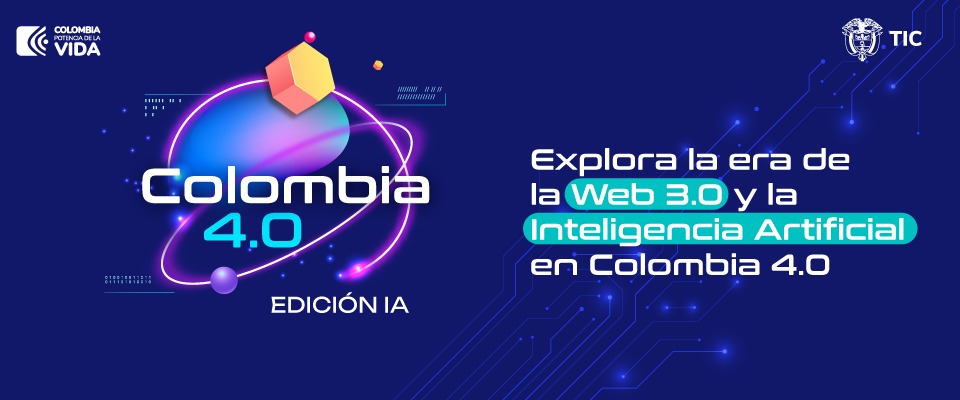 Banner de Colombia 4.0 edición IA