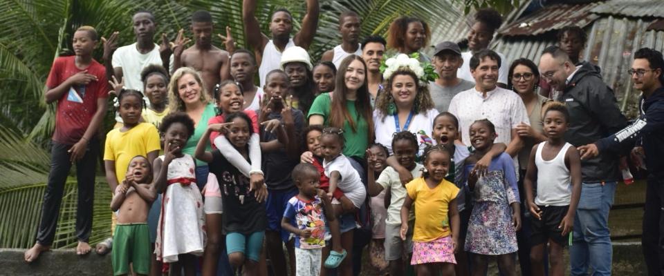 Foto de personas pertenecientes a las comunidades rurales de Nariño
